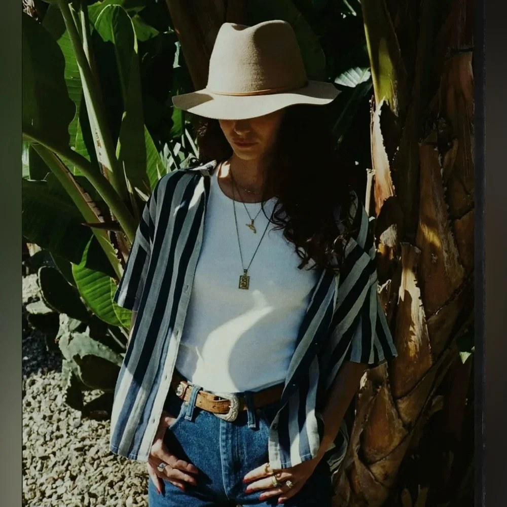 NWOT Brixton Wesley Wool Fedora